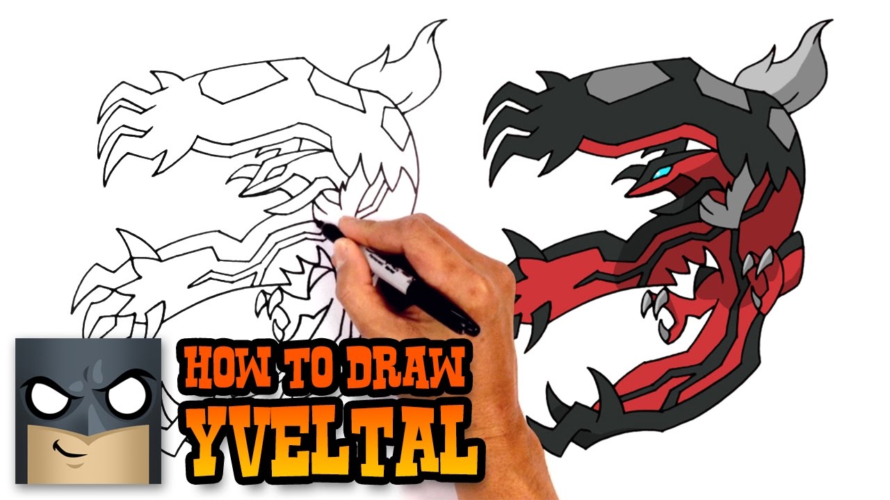 How to Draw Yveltal | Pokemon