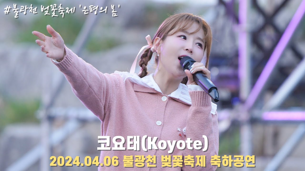 [4K/60p] 코요태(Koyote) - 불광천 벚꽃축제 '은평의 봄' / 240406