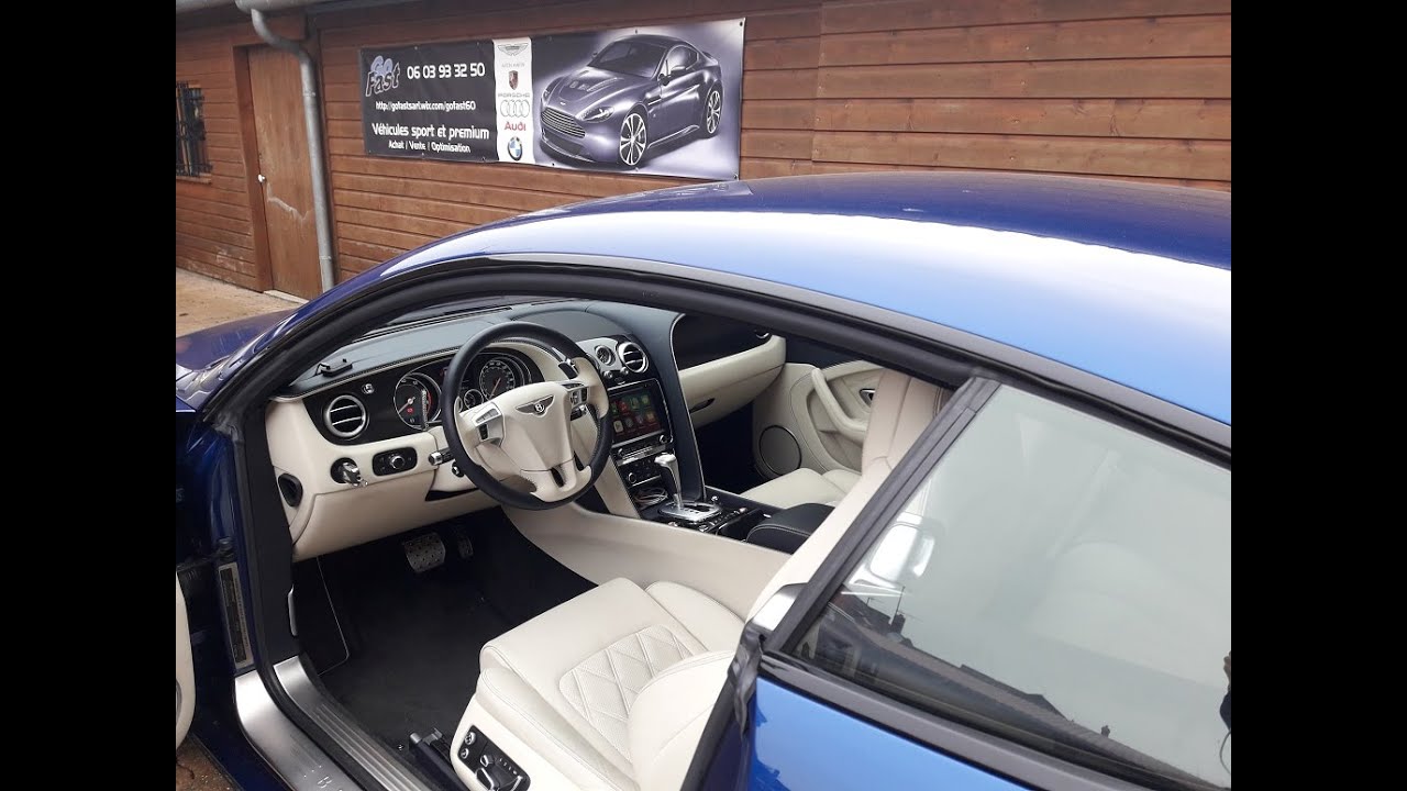 Apple Carplay & Android Auto sur Bentley Continental GT V8 2015 par GO FAST 60