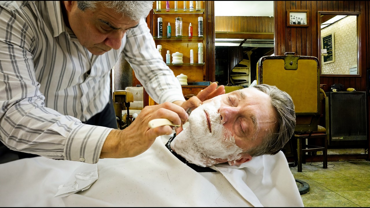 💈 I Found A Hidden One Of A Kind 1960s Buenos Aires Barbershop | Peluquería Alfio