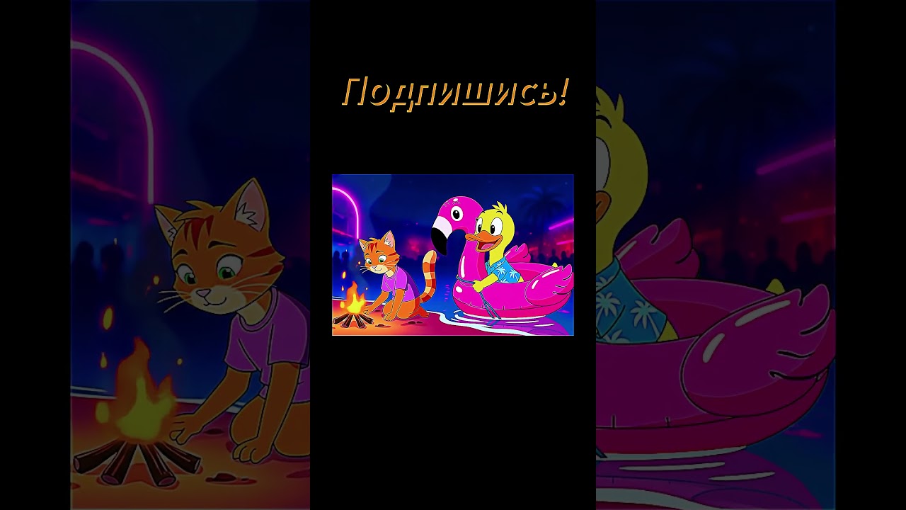 &ldquo;Beach Chaos&rdquo;     #shorts #рекомендации #кот #cat #котик #котики