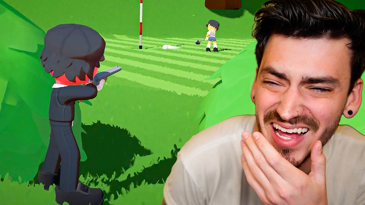 САМАЯ ВЕСЕЛАЯ ИГРА В ГОЛЬФ, КОГДА-ЛИБО СОЗДАННАЯ. (Super Battle Golf)