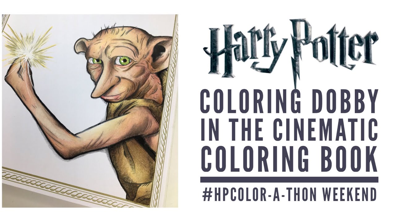 LIVESTREAM - Harry Potter Colour-a-thon weekend - Colouring Dobby