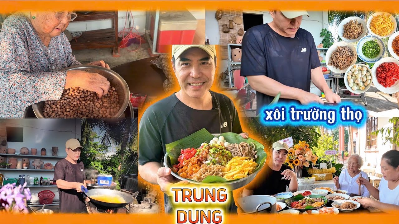 Trung Dũng| xôi mặn ..món ăn má yêu thích..