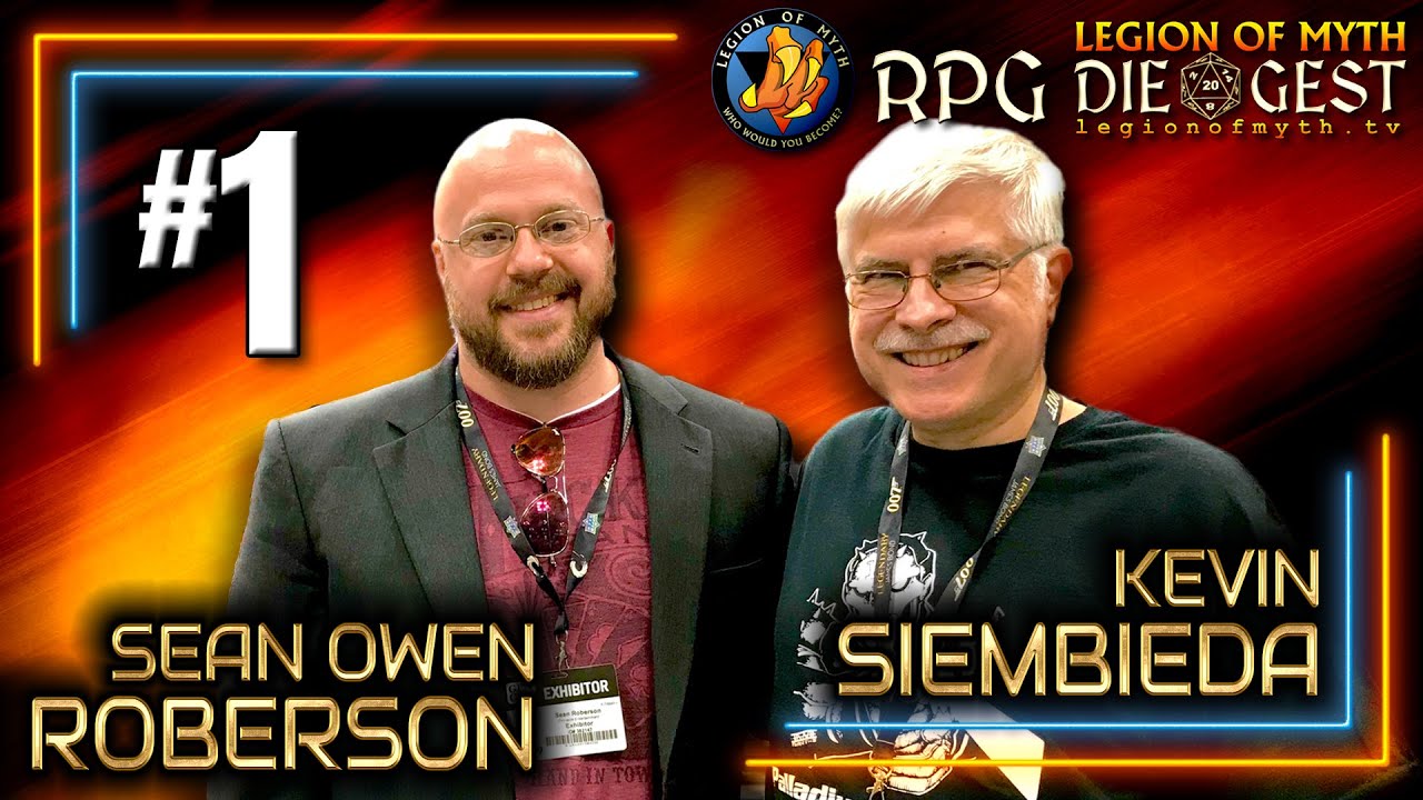 Kevin Siembieda & Sean Owen Roberson from Palladium Books - (Part 1/4) - Let's meet Kevin & Sean