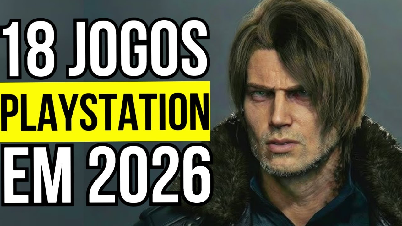 SONY LISTA 18 JOGOS PARA SE FICAR DE OLHO NO INÍCIO DE 2026 !!!!