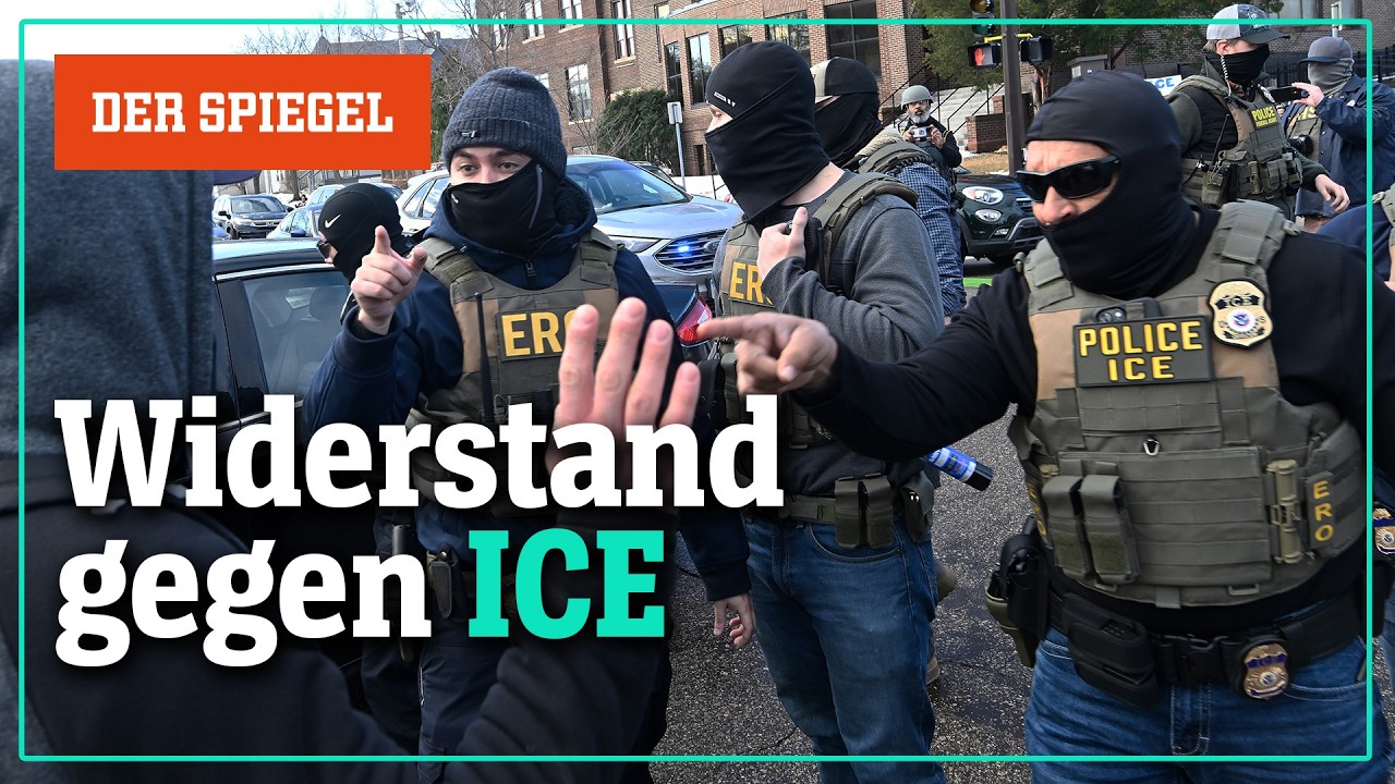 Minneapolis: Widerstand gegen die vermummten ICE-Beamten – Shortcut | DER SPIEGEL