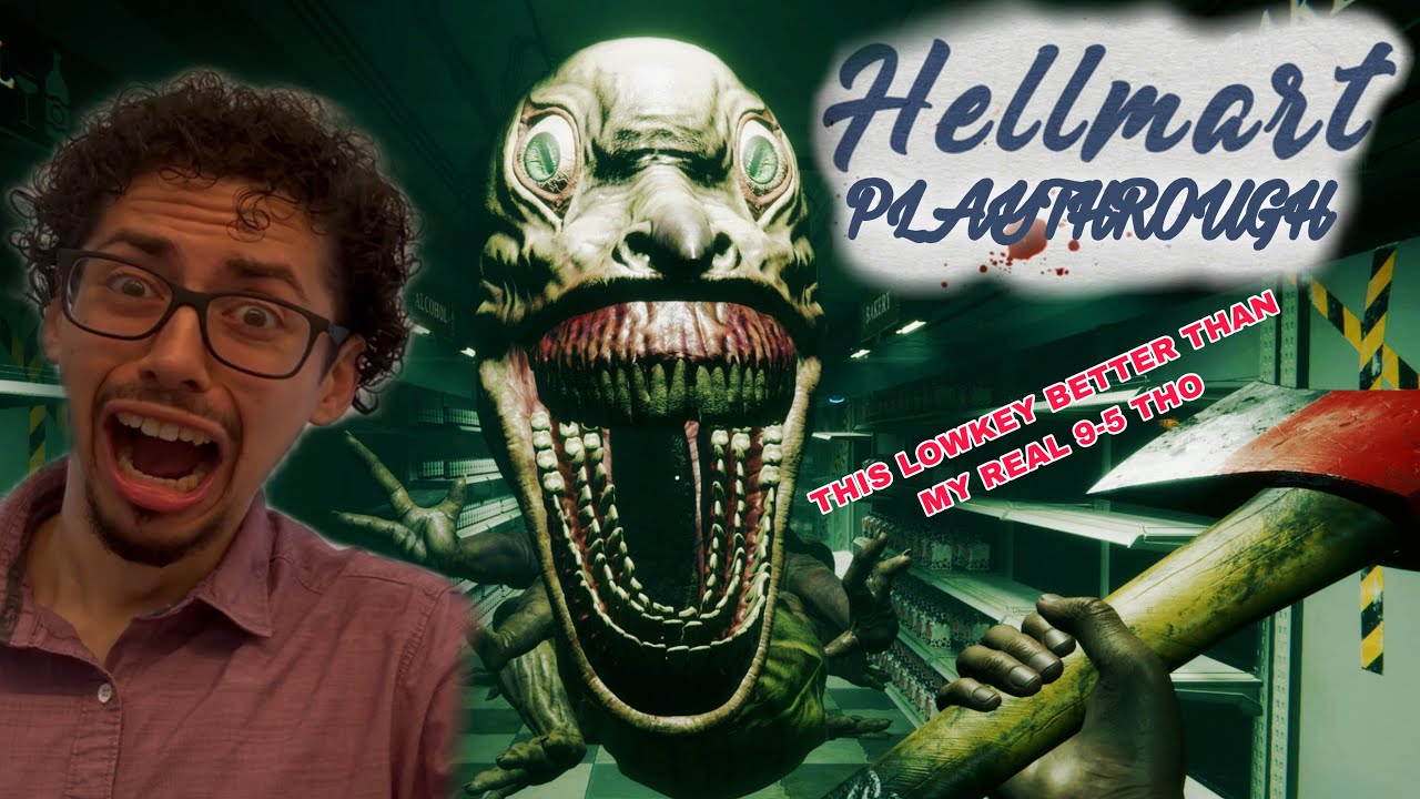 TOO SCARED TO GET PAST THE DEMO! | Hellmart Demo