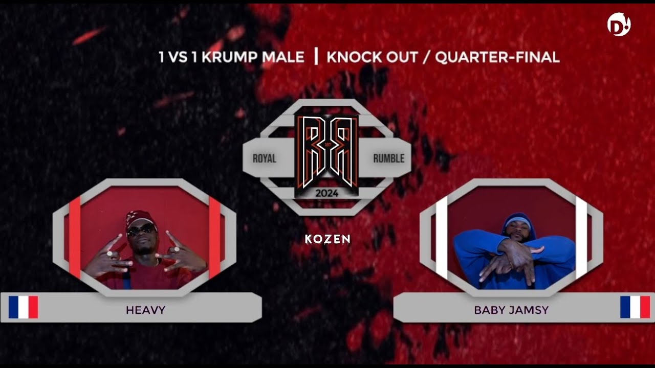 ROYAL RUMBLE 8 - TOP 8 KRUMP MALE / BABY JAMSY VS HEAVY