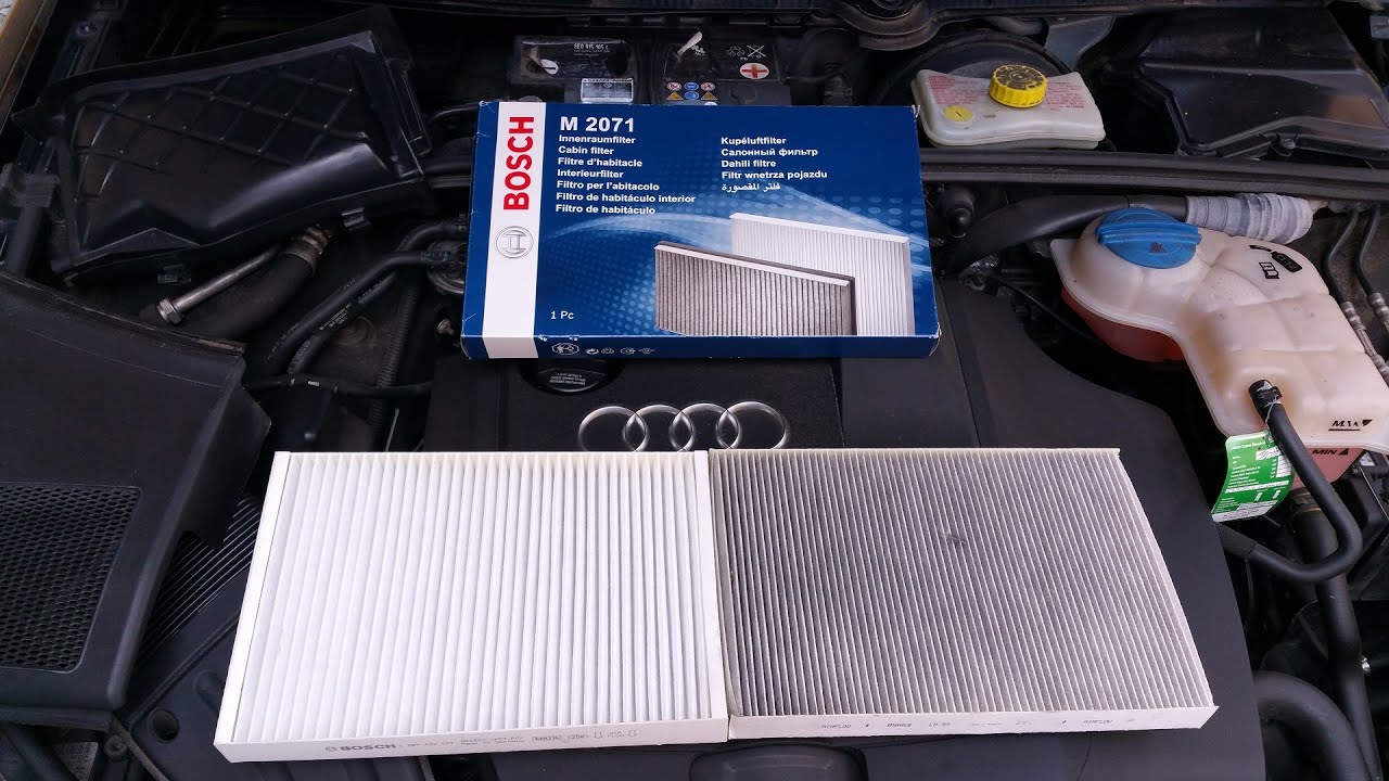 Audi A4 8E Modell B7 Innenraumfilter / Pollenfilter austauschen wechseln