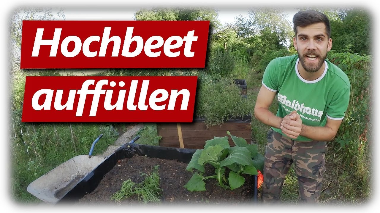 Hochbeet wieder befüllen | Substrat abgesunken und nun? Auffüllen!