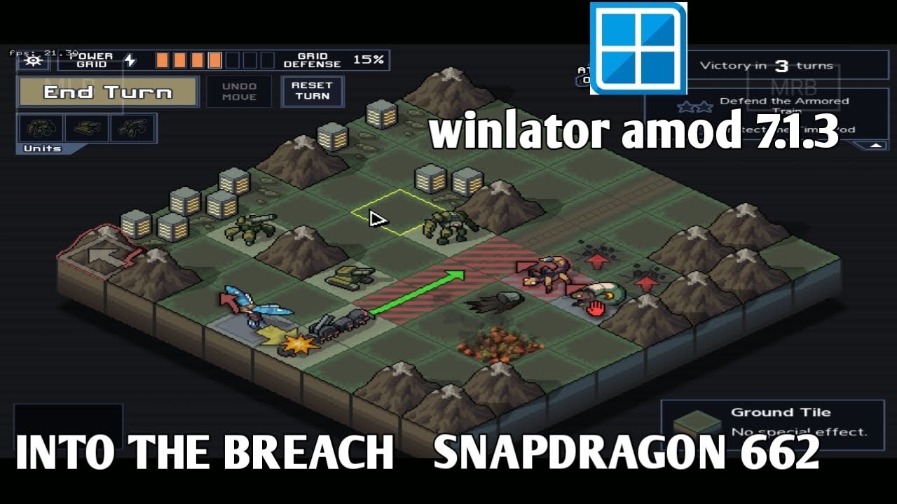 into the breach Snapdragon 662 winlator (emulator PC)