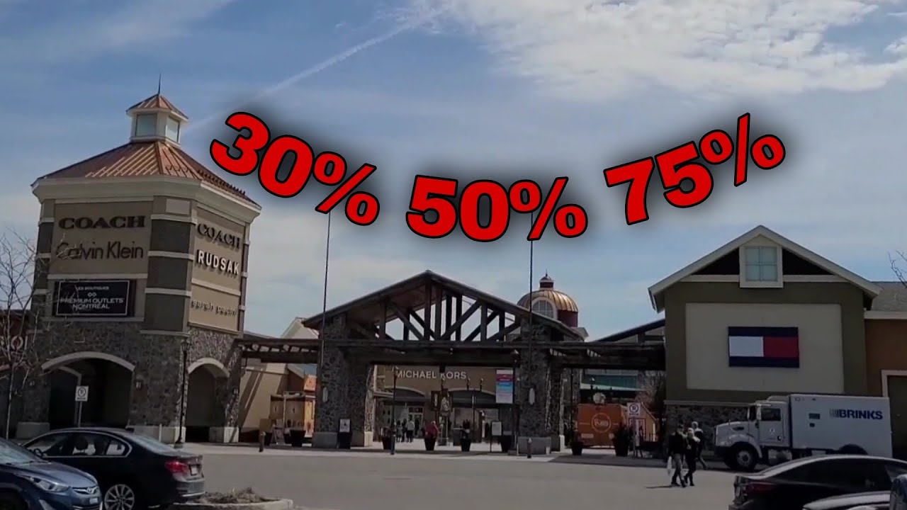 أحسن مكان تقدر تشري منو ماركات عالمية بثمن مناسب vlog premium outlet mirabel  Montréal Canada