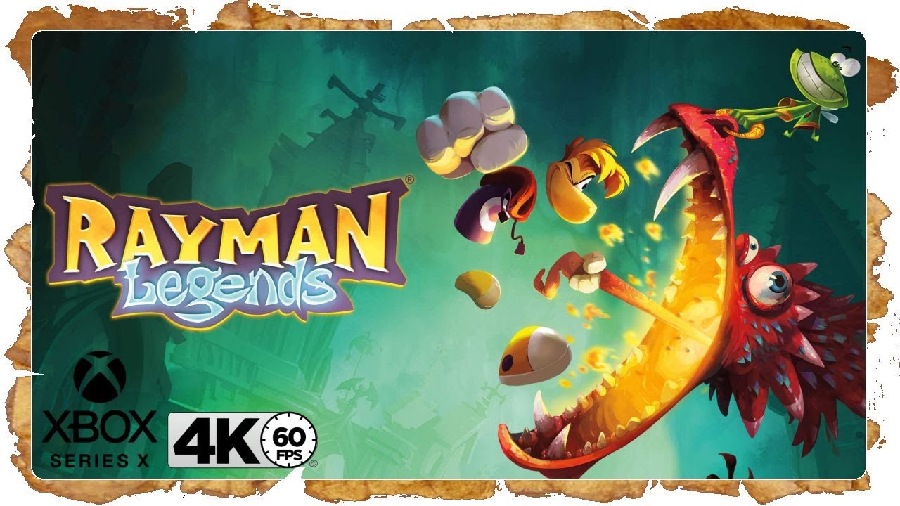 RAYMAN LEGENDS 4K 60 FPS Gameplay Walkthrough | XBOX SERIES X Golden Malak