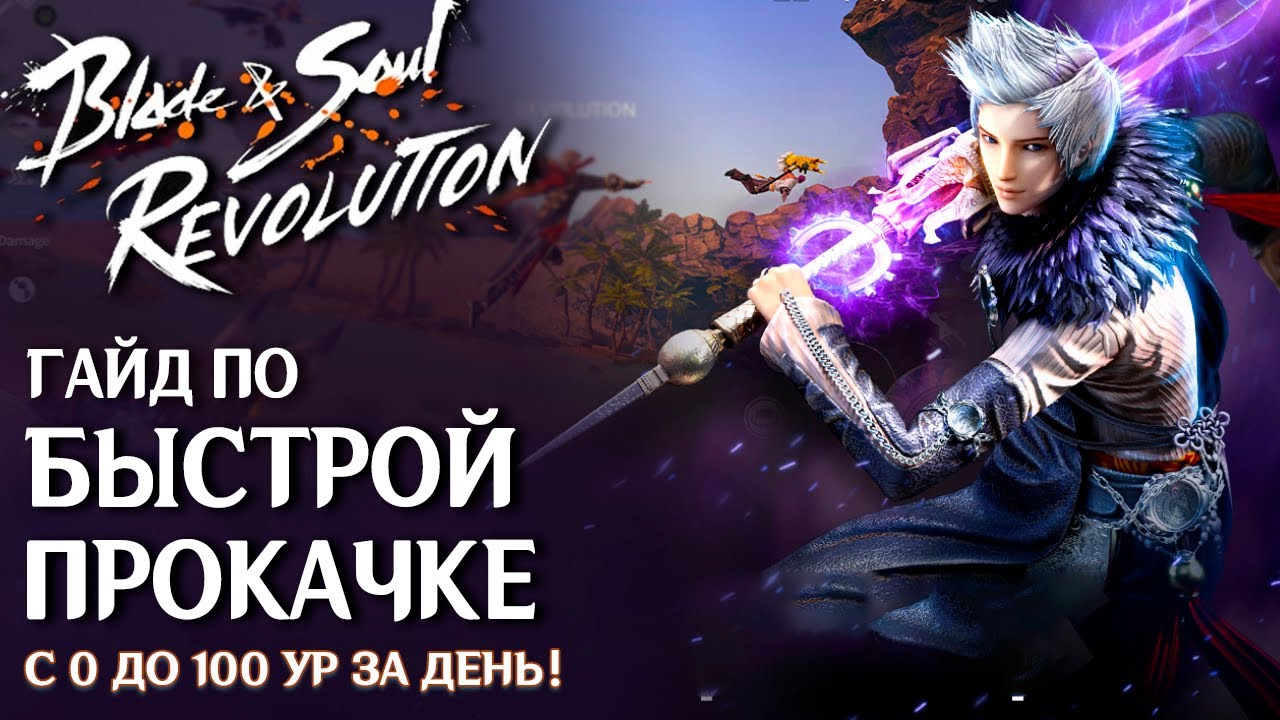 Blade & Soul Revolution - Гайд по прокачке. С нуля до 100 уровня за день. Где брать проходки в данж?