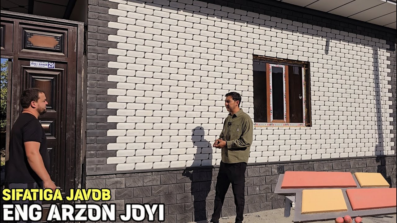 UYGA FASADNI PLITKA QILISH QANCHAGA TUSHADI? HALI BUNAQA ARZONIDAN KORMAGANSIZ