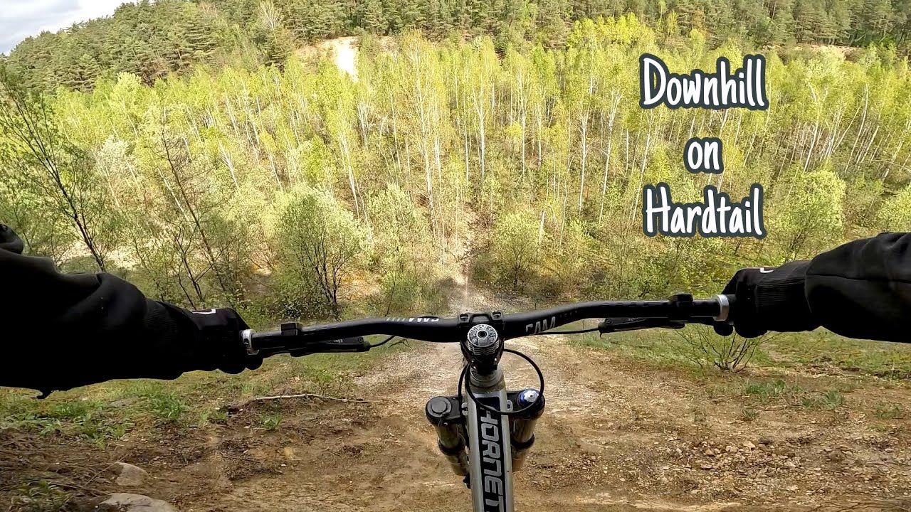Downhill on Hardtail | Даунхилл на Хардтейле (MTB Dartmoor Hornet Pro)