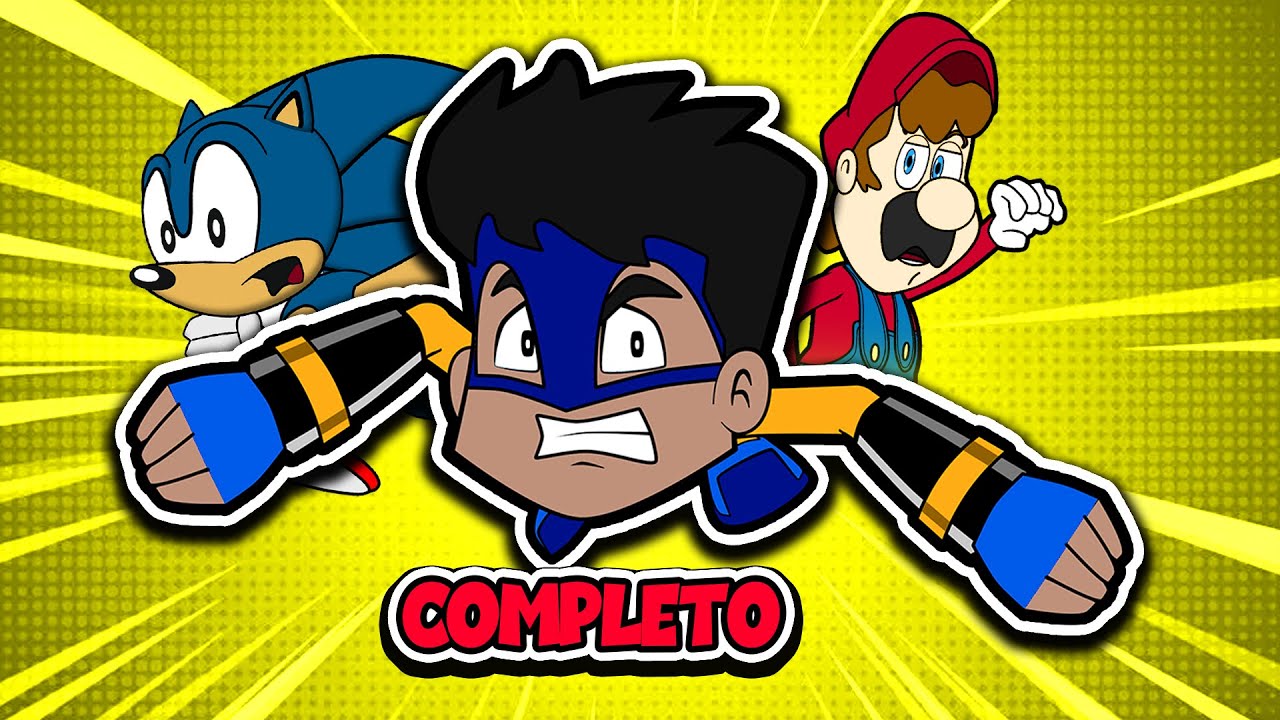 Sonic, Super Mario Bros e Capitão Prego vs Dr Robotinik e Koopa - compilado | Desenho Animado BR