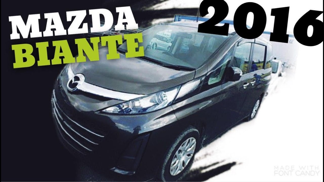 Авто с Японии. Бюджетный автобусов, обзор Mazda Biante 2016! Смотреть! MasterCar125