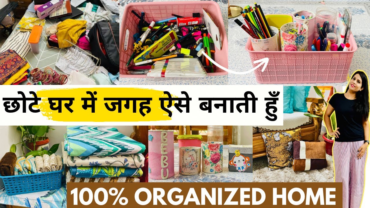 SPACE SAVING ideas for Rental Home / NO-COST Organisation Ideas / Storage Solution for SMALL SPACES