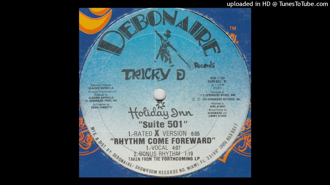 Tricky D - Rhythm Come Foreward (Vocal & Bonus Rhythm) (1989)