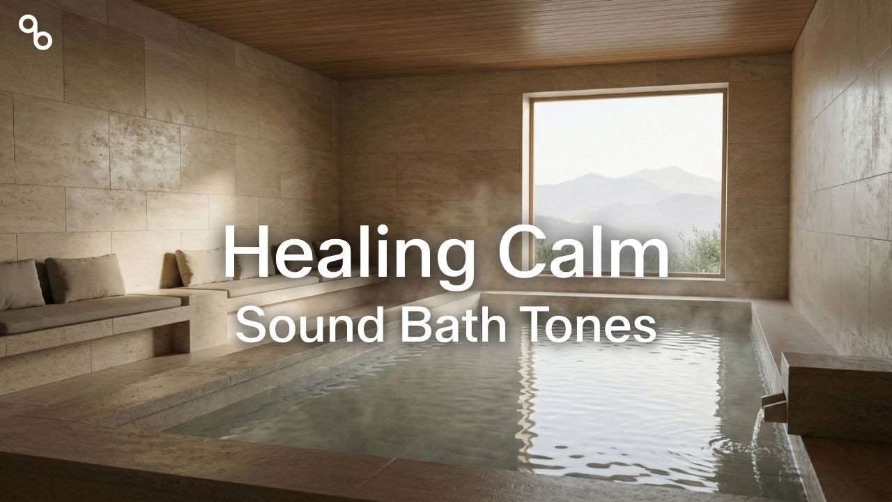 LIVE: Sound Bath for Instant Calm 🌿Deep Healing Tones (10 Hz Alpha Binaural Beat)