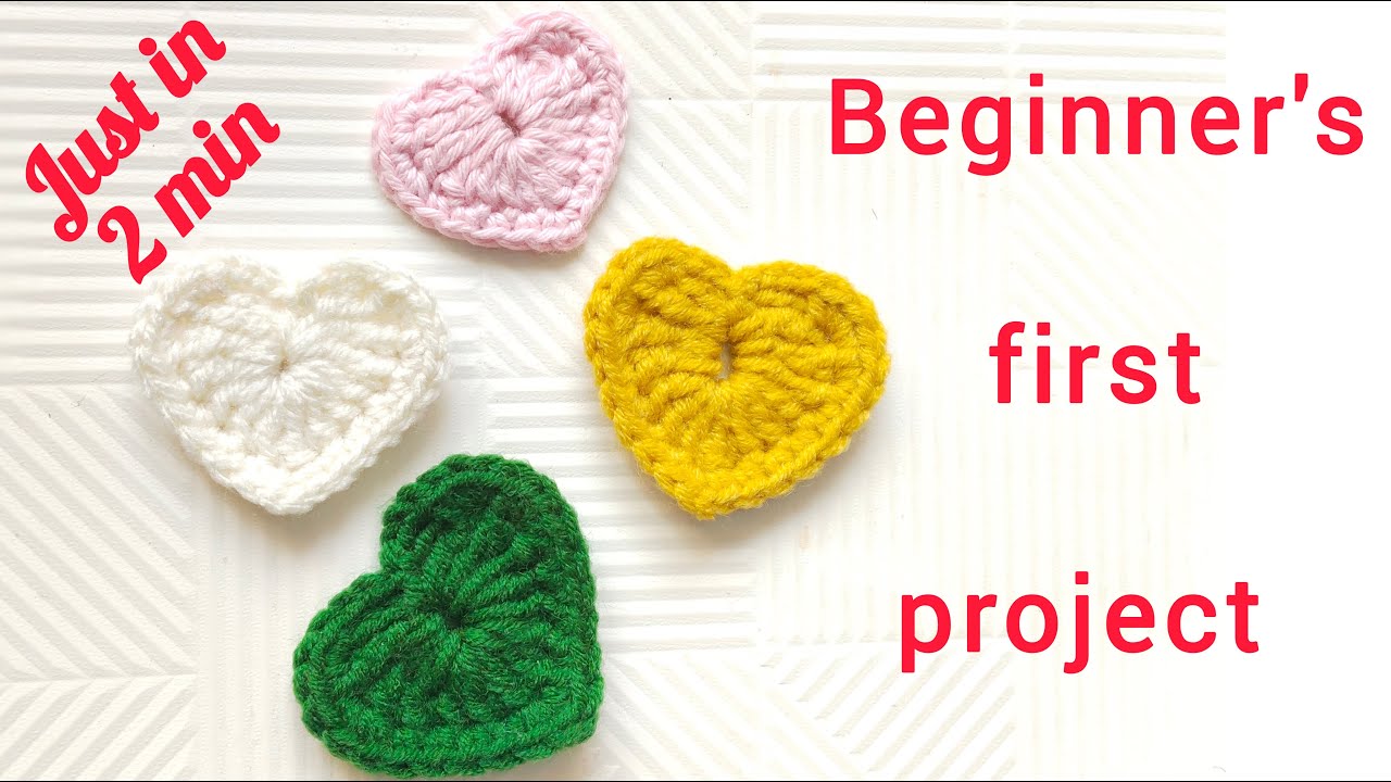 Easiest Crochet Heart Ever ❤️ | Quick Tutorial