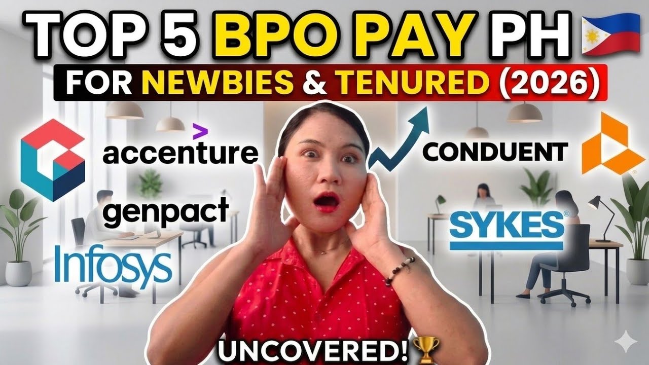 TOP 5 HIGHEST-PAYING BPO COMPANIES IN THE PHILIPPINES FOR NEWBIES & TENURED 2025 🇵🇭
