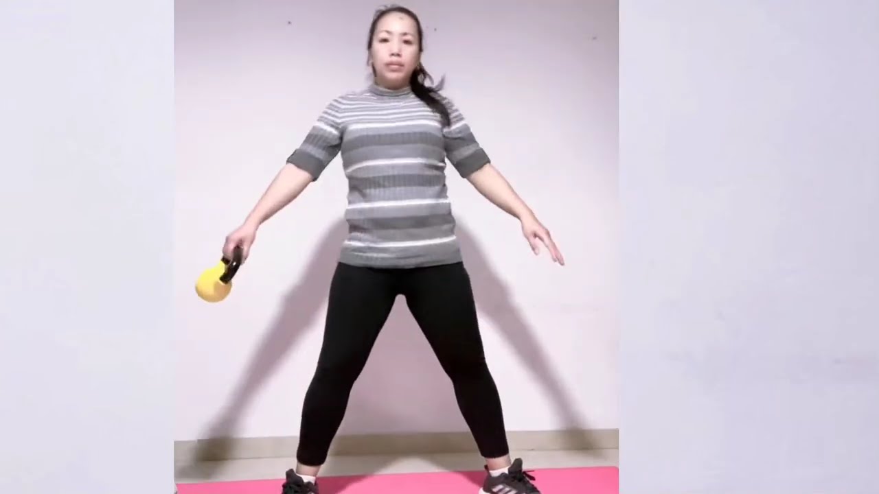 Kettlebell workout at home #dumbellsworkout  #workoutathome
