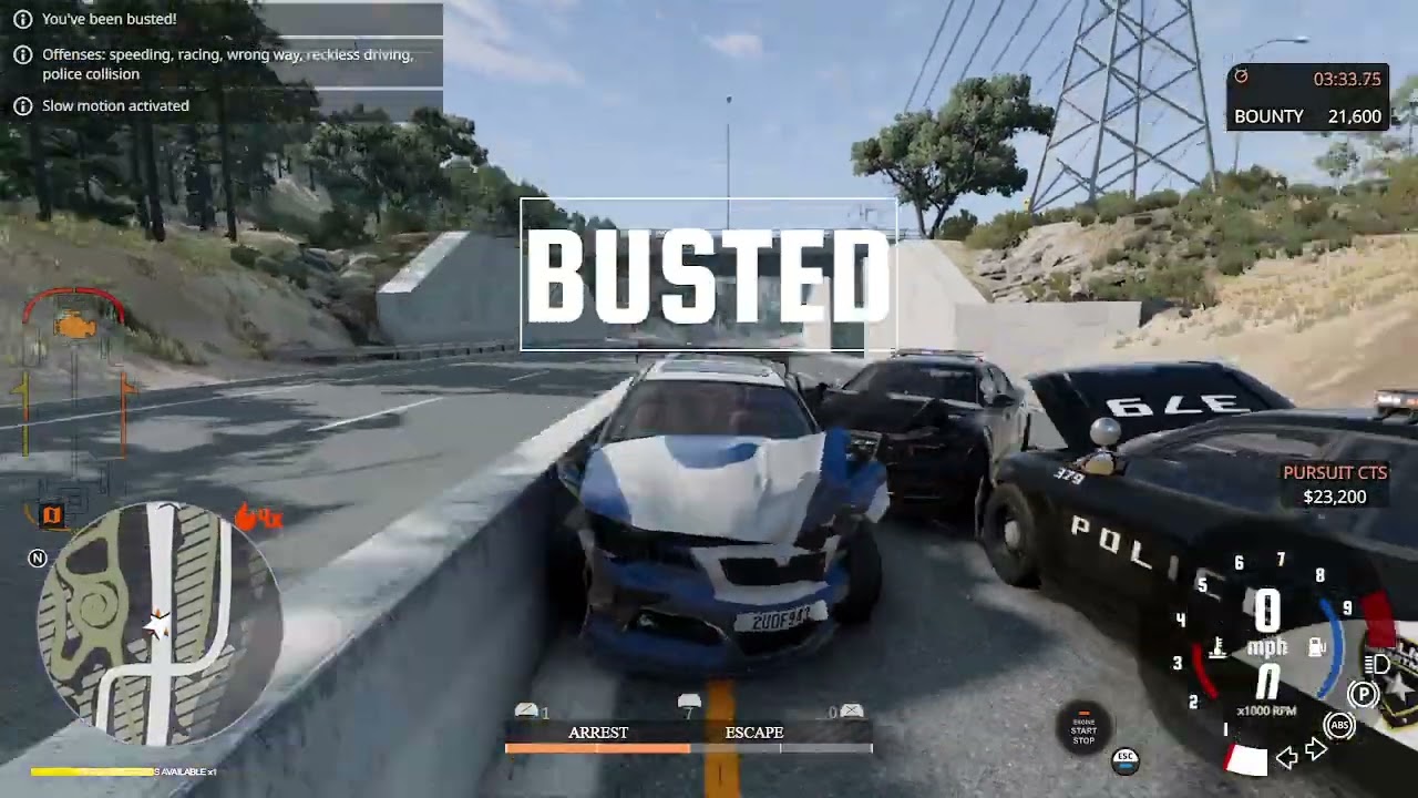 most wanted in beamng with etk