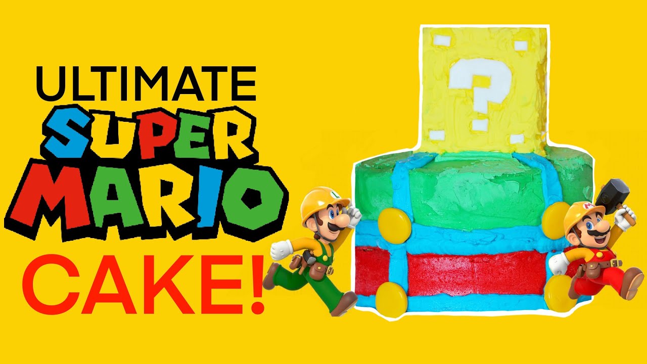 Dan Sheppard Makes a Super Mario Cake Inspired by the Super Mario Bros.