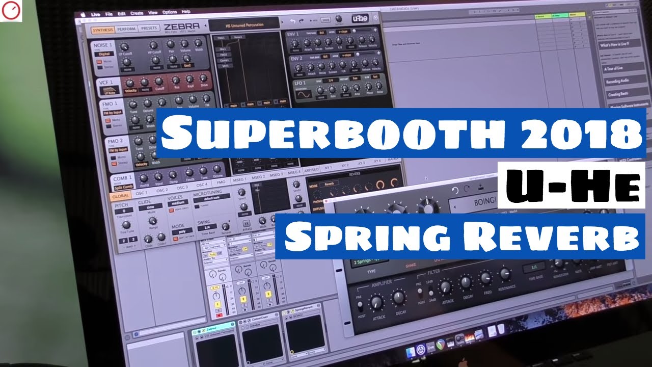 Superbooth 2018: U-he Twangstr&ouml;m Spring Reverb Plugin First Look  | SYNTH ANATOMY