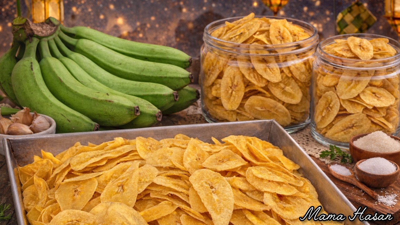 CARA MUDAH MEMBUAT KRIPIK PISANG MANIS GURIH ALAMI TANPA PEMANIS BUATAN ⁉️@dapurmamahasan