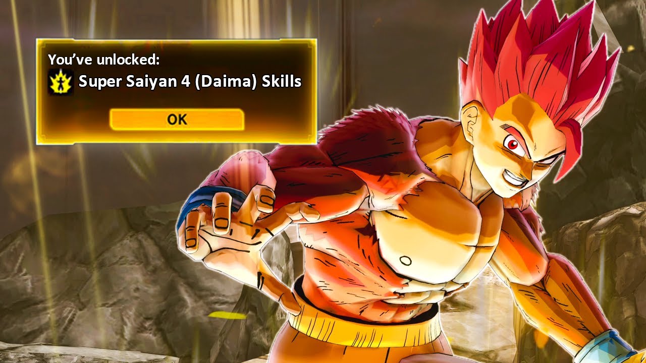 Как разблокировать навыки Супер Сайяна 4 (Дайма) в Dragon Ball Xenoverse 2