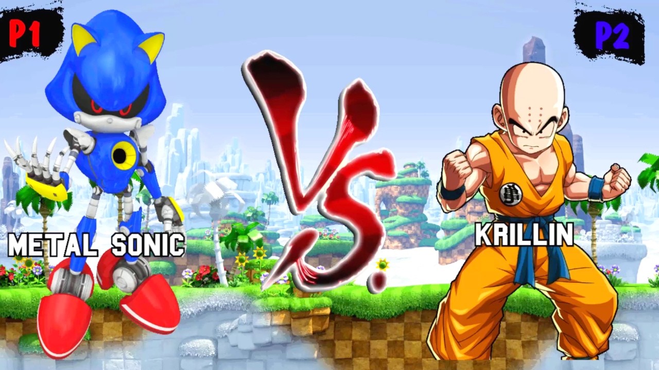 Metal Sonic VS Krilin I Sonic Battle JUS MUGEN v4