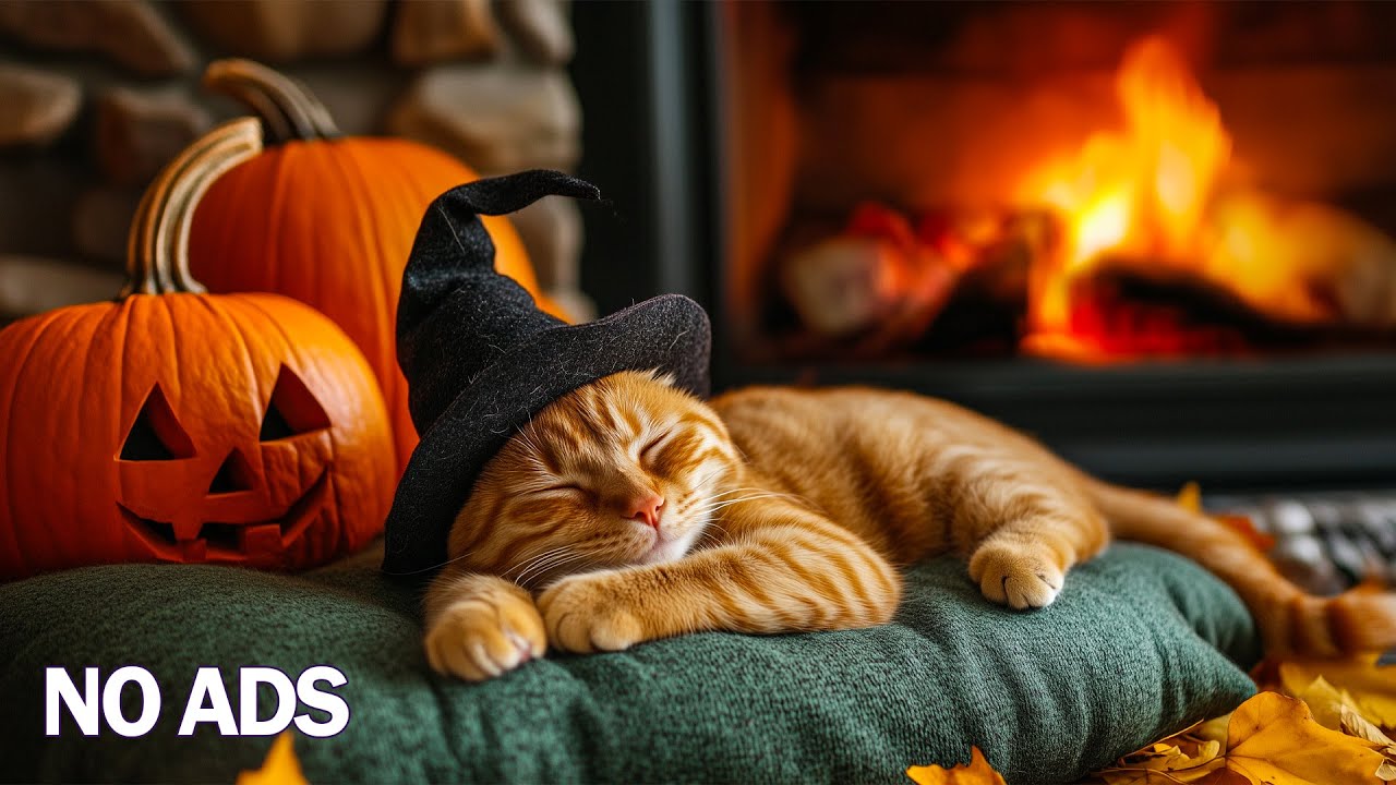Успокаивающая Музыка для Кошек с Тревогой 🐈 Мягкая Музыка для Кошек 🎃 Снятие Стресса и Сон