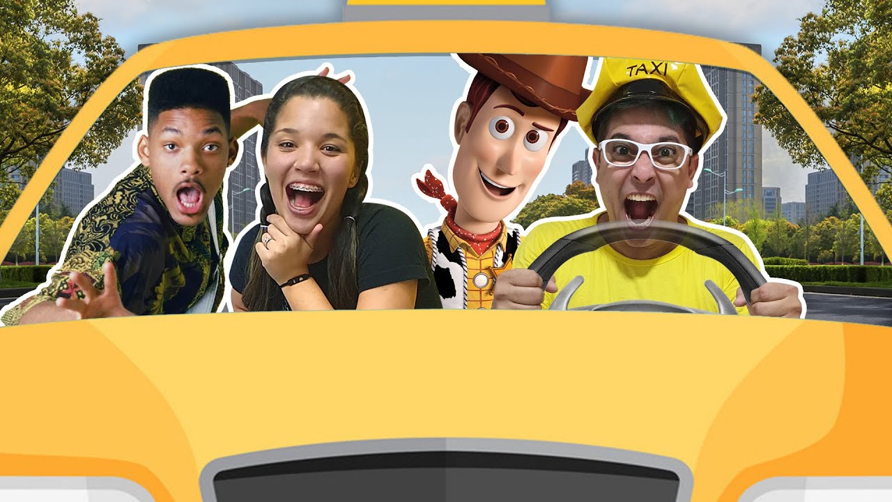 TAXI DOS YOUTUBERS - IMITANDO PERSONAGENS!