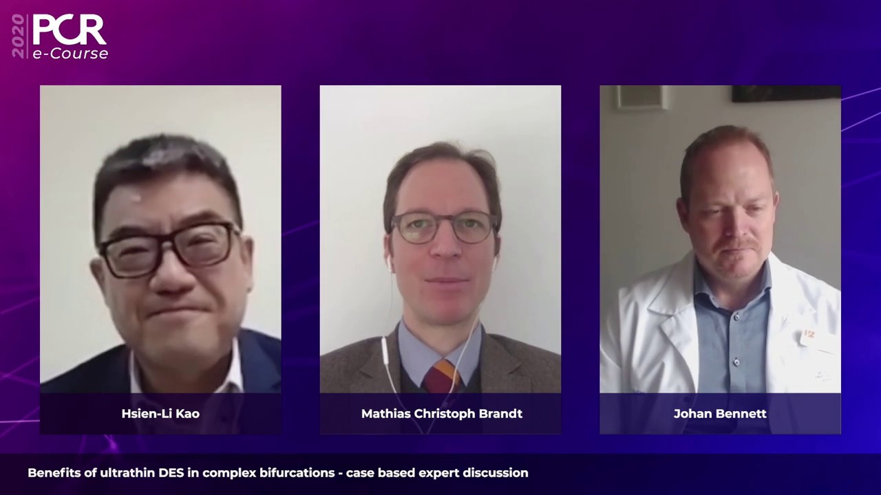 Benefits of ultrathin drug eluting stent in complex bifurcations - case based expert discussion