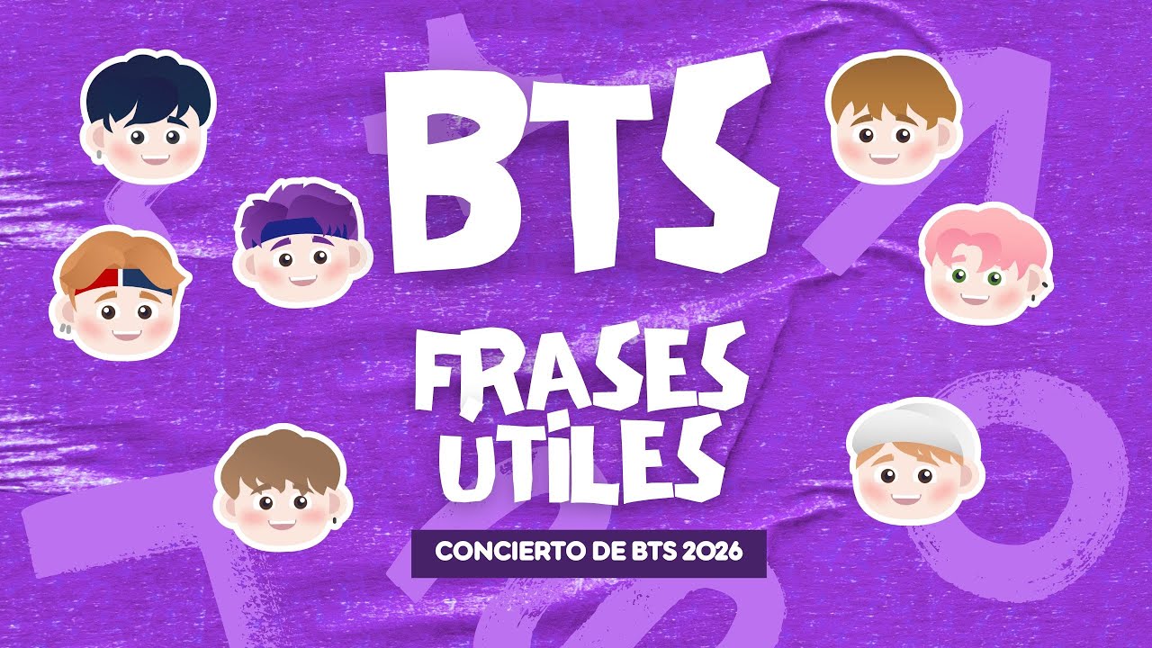 BTS💜 FRASES ÚTILES PARA CONCIERTO 💜BTS 2026💜