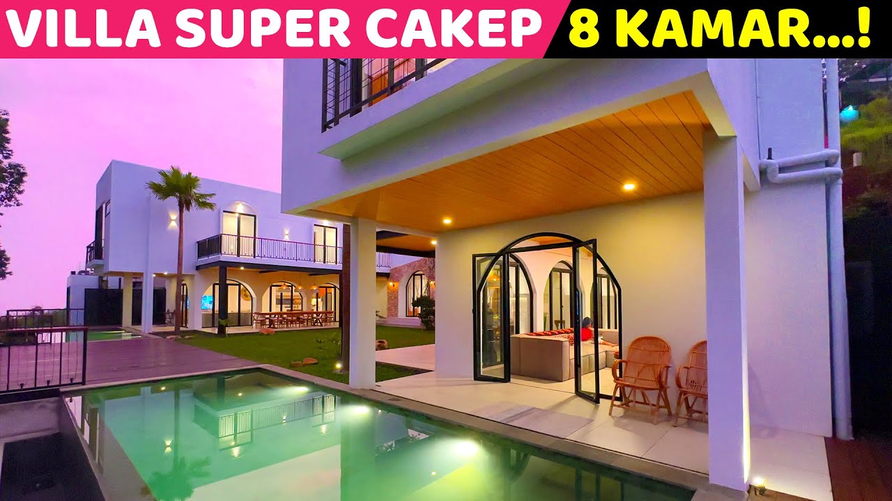 PUNYA 2 KOLAM RENANG, 8 KAMAR...! Bikin Geleng Geleng | Koyya Villa Bandung | Villa bagus