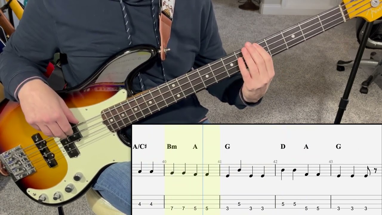 Mud on the Tires - Brad Paisley | Bass Guitar Cover (Play Along Tabs)