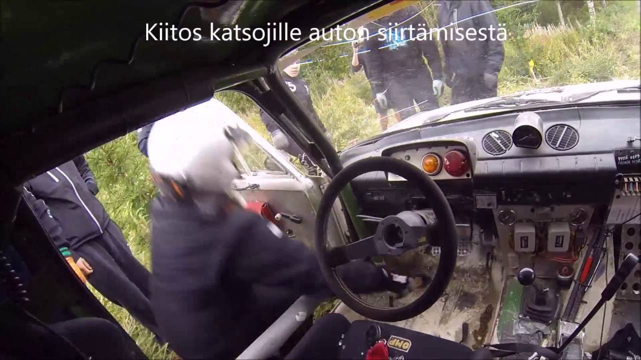 Tengtools ralli 2016 EK4 Kaato, Crash, Roll