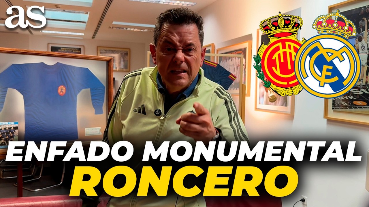 &iexcl;RONCERO ATIZA A LOS JUGADORES DEL REAL MADRID COMO NUNCA! Dur&iacute;simo SPEECH MALLORCA 2 REAL MADRID 1