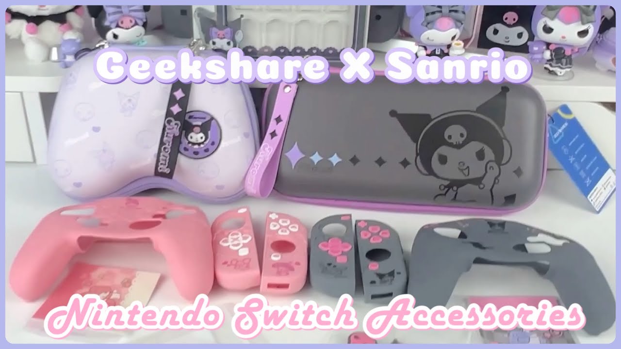 Geekshare X Sanrio Nintendo Switch Accessories Haul