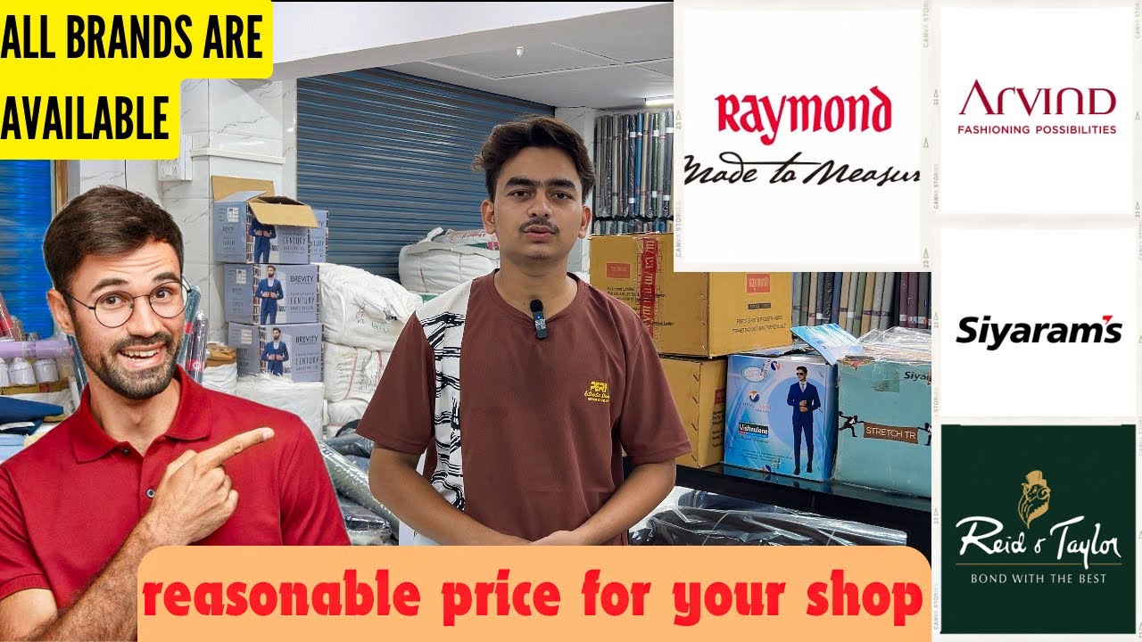 shirting & suiting fabric in wholesale market Bhiwandi / Raymond / Arvind / Siyaram’s / Reid&Taylor