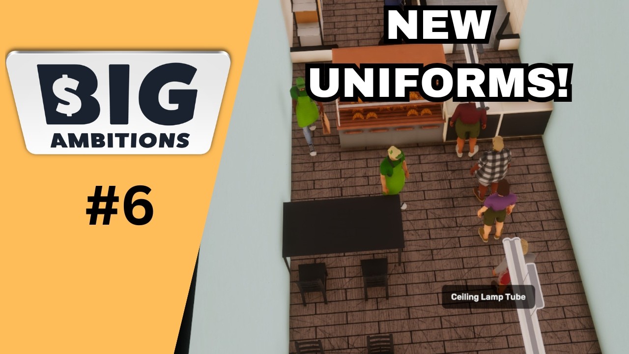 Apparently Staff Need UNIFORMS?! | Big Ambitions EA 0.10