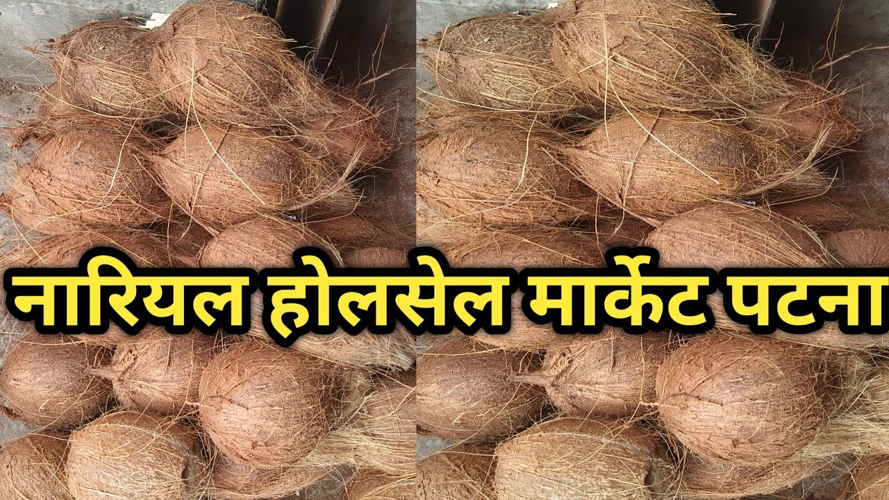 नारियल 🥥🌴 खरीदने के लिए लगी व्यापारियों की भीड़ | नारियल होलसेल मार्केट पटना | Patna Fal Mandi