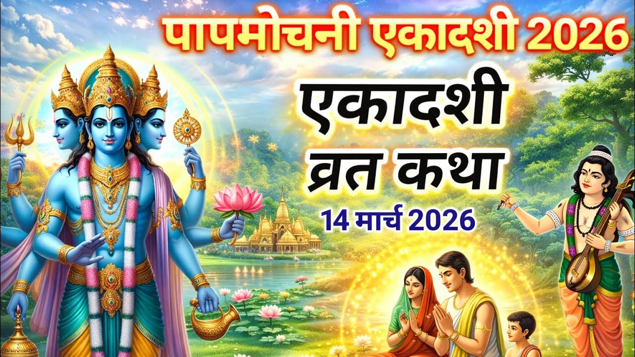 एकादशी व्रत कथा Ekadashi vrat katha एकादशी की कथा Ekadashi ki katha Papmochani ekadashi vrat katha