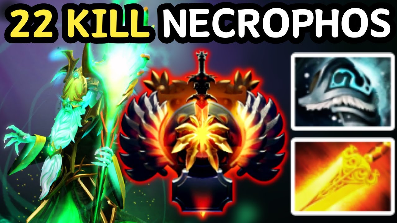 🔥 THE MOST TERRIFYING MIDLANER — 22 KILL NECROPHOS | DOTA 2 🔥
