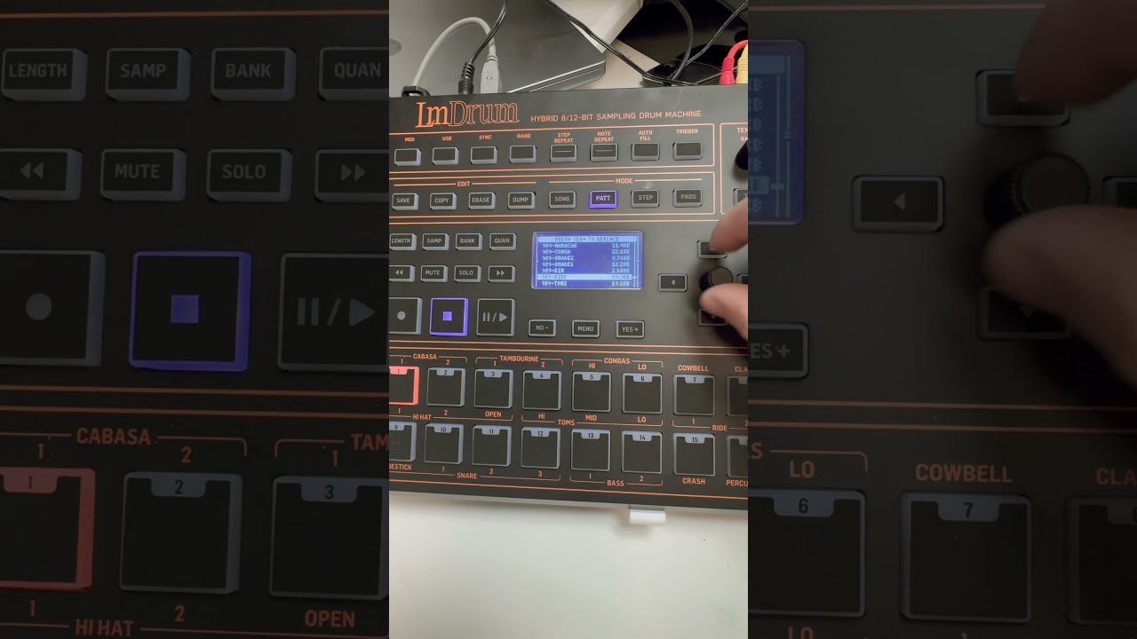 Behringer LM Drum - Loading samples into factory banks #tutorial #behringer #lmdrum #drummachine